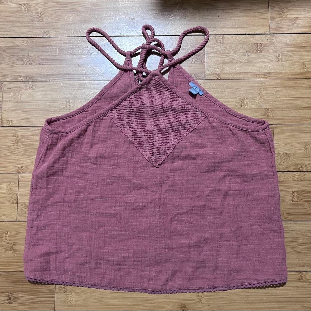 Aerie Mauve Halter Top